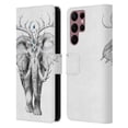 thumbnail image 1 of Head Case Designs Officially Licensed Jonas "JoJoesArt" Jödicke Wildlife 2 Elephant Soul Leather Book Wallet Case Cover Compatible with Samsung Galaxy S22 Ultra 5G, 1 of 6