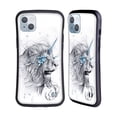 thumbnail image 1 of Head Case Designs Officially Licensed Jonas "JoJoesArt" Jödicke Wildlife 2 Lion Soul Hybrid Case Compatible with Apple iPhone 14 Plus, 1 of 7