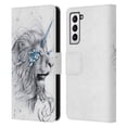 thumbnail image 1 of Head Case Designs Officially Licensed Jonas "JoJoesArt" Jödicke Wildlife 2 Lion Soul Leather Book Wallet Case Cover Compatible with Samsung Galaxy S21 5G, 1 of 6