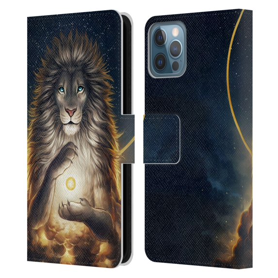 Head Case Designs Officially Licensed Jonas "JoJoesArt" Jödicke Wildlife 2 Soul Keeper Leather Book Wallet Case Cover Compatible with Apple iPhone 12 / iPhone 12 Pro
