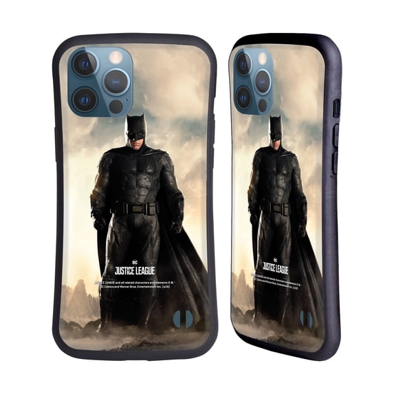 Head Case Designs Officially Licensed Justice League Movie Character Posters Batman Hybrid Case Compatible with Apple iPhone 13 Pro Max