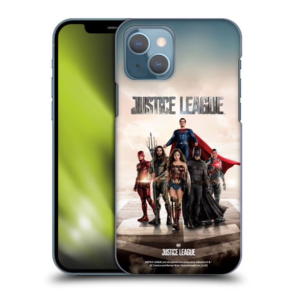 Head Case Designs Officially Licensed Justice League Movie Character Posters Group Hard Back Case Compatible with Apple iPhone 13