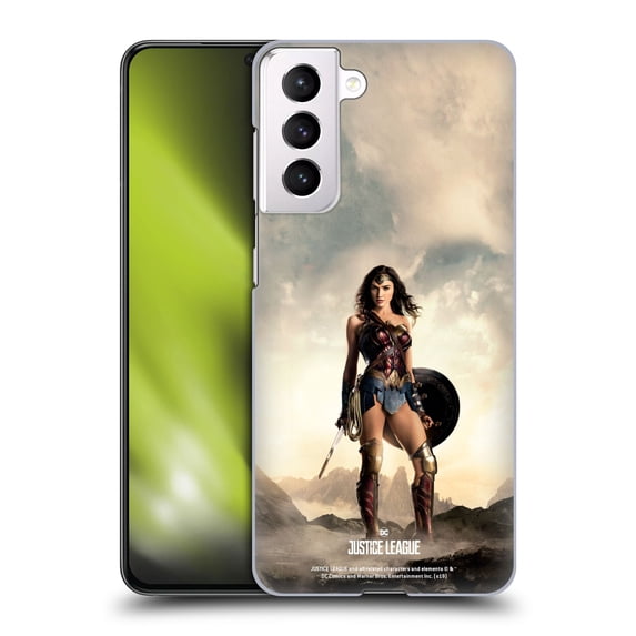 Head Case Designs Officially Licensed Justice League Movie Character Posters Wonder Woman Hard Back Case Compatible with Samsung Galaxy S21 5G