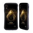 thumbnail image 1 of Head Case Designs Officially Licensed Justice League Movie Logos Aquaman 2 Hybrid Case Compatible with Apple iPhone XR, 1 of 7