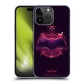 thumbnail image 1 of Head Case Designs Officially Licensed Justice League Movie Logos Batman 2 Hard Back Case Compatible with Apple iPhone 15 Pro Max, 1 of 7
