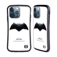 thumbnail image 1 of Head Case Designs Officially Licensed Justice League Movie Logos Batman Hybrid Case Compatible with Apple iPhone 13 Pro, 1 of 7