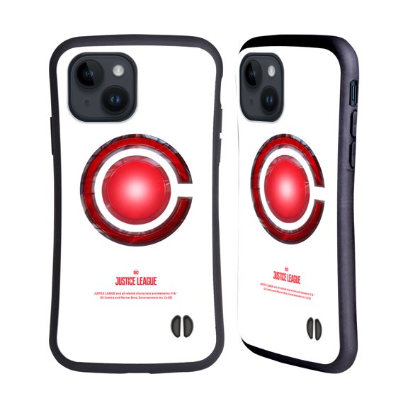 Head Case Designs Officially Licensed Justice League Movie Logos Cyborg Hybrid Case Compatible with Apple iPhone 15