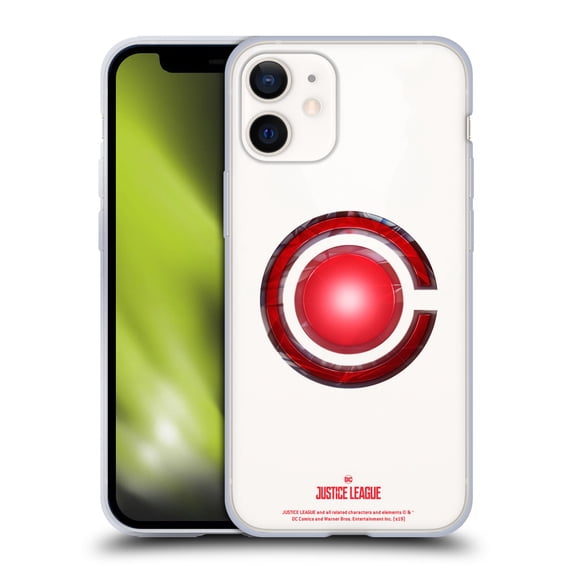 Head Case Designs Officially Licensed Justice League Movie Logos Cyborg Soft Gel Case Compatible with Apple iPhone 12 Mini