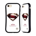 thumbnail image 1 of Head Case Designs Officially Licensed Justice League Movie Logos Superman Hybrid Case Compatible with Apple iPhone 7 / 8 / SE 2020 & 2022, 1 of 7