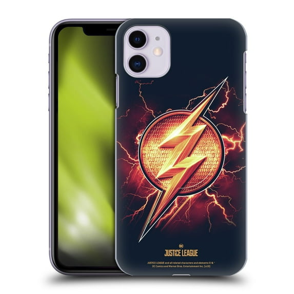 Head Case Designs Officially Licensed Justice League Movie Logos The Flash 2 Hard Back Case Compatible with Apple iPhone 11