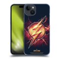 thumbnail image 1 of Head Case Designs Officially Licensed Justice League Movie Logos The Flash 2 Hard Back Case Compatible with Apple iPhone 15 Plus, 1 of 7
