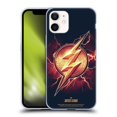 thumbnail image 1 of Head Case Designs Officially Licensed Justice League Movie Logos The Flash 2 Soft Gel Case Compatible with Apple iPhone 12 Mini, 1 of 7