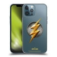 thumbnail image 1 of Head Case Designs Officially Licensed Justice League Movie Logos The Flash Soft Gel Case Compatible with Apple iPhone 13 Pro Max, 1 of 7