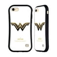 thumbnail image 1 of Head Case Designs Officially Licensed Justice League Movie Logos Wonder Woman Hybrid Case Compatible with Apple iPhone 7 / 8 / SE 2020 & 2022, 1 of 7