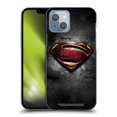 thumbnail image 1 of Head Case Designs Officially Licensed Justice League Movie Superman Logo Art Man Of Steel Hard Back Case Compatible with Apple iPhone 14, 1 of 7