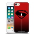 thumbnail image 1 of Head Case Designs Officially Licensed Justice League Movie Superman Logo Art Red And Black Flight Hard Back Case Compatible with Apple iPhone 7 / 8 / SE 2020 & 2022, 1 of 7