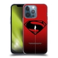 thumbnail image 1 of Head Case Designs Officially Licensed Justice League Movie Superman Logo Art Red And Black Flight Soft Gel Case Compatible with Apple iPhone 13 Pro, 1 of 7