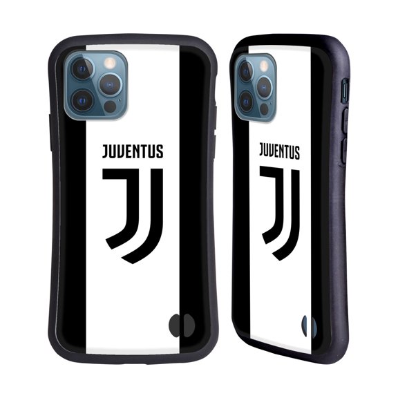 Head Case Designs Officially Licensed Juventus Football Club 2017/18 Race Kit Home Hybrid Case Compatible with Apple iPhone 12 / iPhone 12 Pro