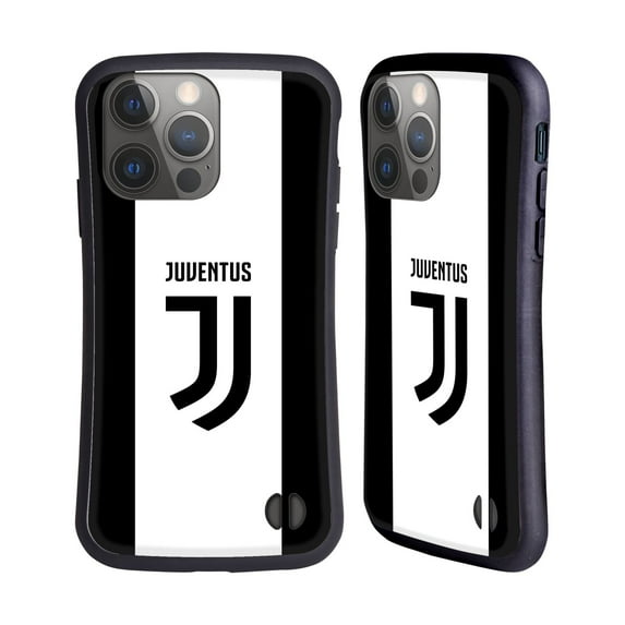 Head Case Designs Officially Licensed Juventus Football Club 2017/18 Race Kit Home Hybrid Case Compatible with Apple iPhone 14 Pro