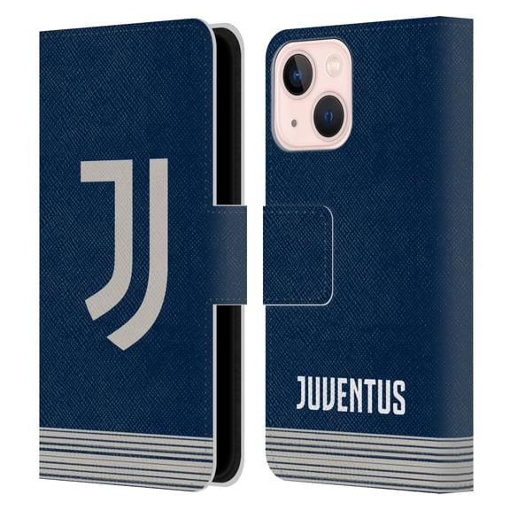 Head Case Designs Officially Licensed Juventus Football Club 2020/21 Match Kit Away Leather Book Wallet Case Cover Compatible with Apple iPhone 13 Mini