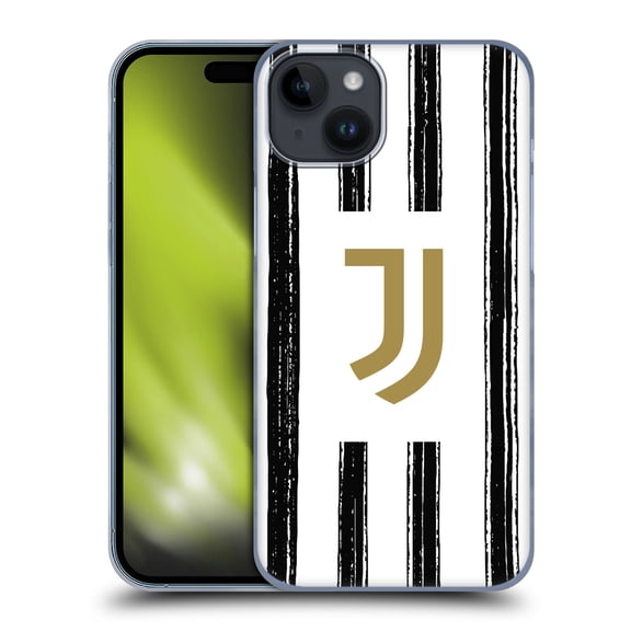 Head Case Designs Officially Licensed Juventus Football Club 2020/21 Match Kit Home Hard Back Case Compatible with Apple iPhone 15 Plus
