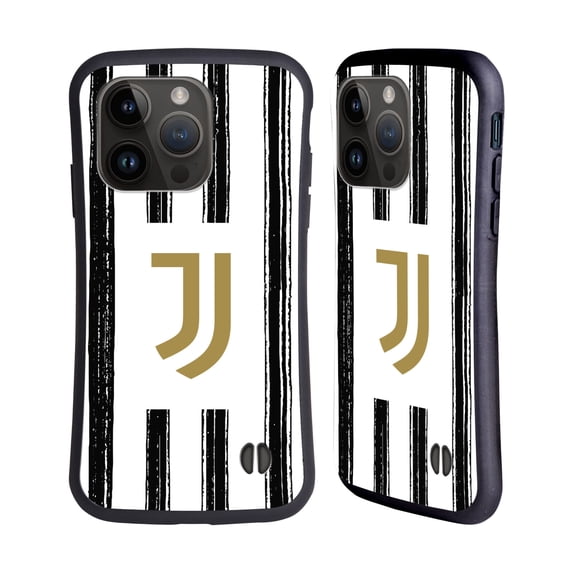 Head Case Designs Officially Licensed Juventus Football Club 2020/21 Match Kit Home Hybrid Case Compatible with Apple iPhone 15 Pro