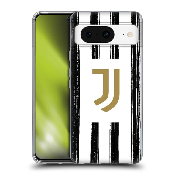 Head Case Designs Officially Licensed Juventus Football Club 2020/21 Match Kit Home Soft Gel Case Compatible with Google Pixel 8