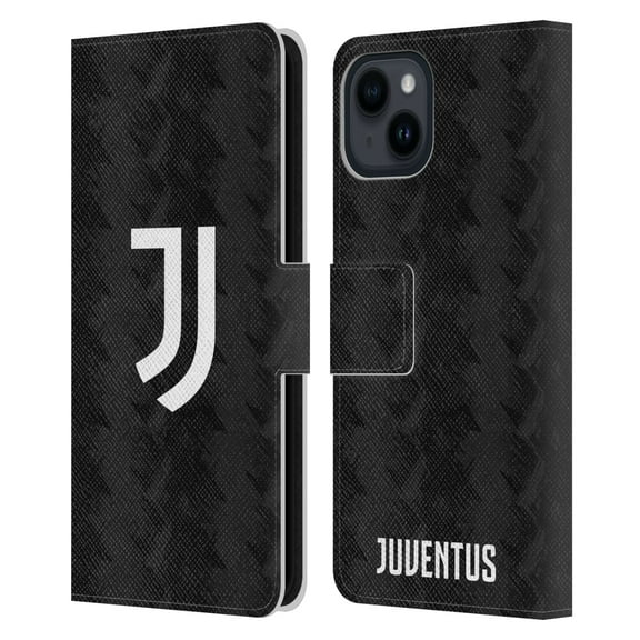 Head Case Designs Officially Licensed Juventus Football Club 2022/23 Match Kit Away Leather Book Wallet Case Cover Compatible with Apple iPhone 15