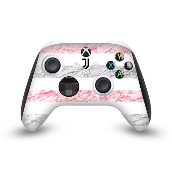 Head Case Designs Officially Licensed Juventus Football Club 2023/24 Match Kit Away Vinyl Skin Decal Compatible with Microsoft Xbox Series X / Series S Controller