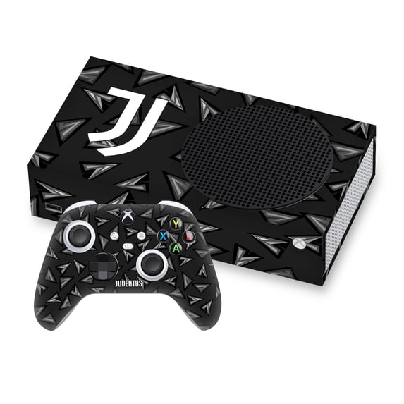 Head Case Designs Officially Licensed Juventus Football Club Art Geometric Pattern Vinyl Sticker Skin Decal Cover Compatible with Microsoft Series S Console & Controller