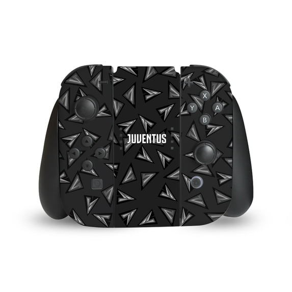Head Case Designs Officially Licensed Juventus Football Club Art Geometric Pattern Vinyl Sticker Skin Decal Cover Compatible with Nintendo Switch Joy Controller