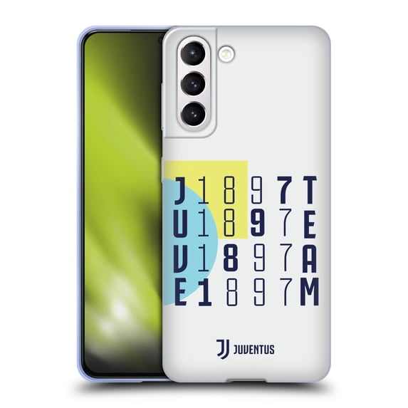 Head Case Designs Officially Licensed Juventus Football Club Colour Blocking Grey 1897 Soft Gel Case Compatible With Samsung Samsung Galaxy S21 5G