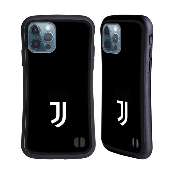 Head Case Designs Officially Licensed Juventus Football Club Lifestyle 2 Plain Hybrid Case Compatible with Apple iPhone 12 / iPhone 12 Pro
