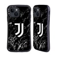 thumbnail image 1 of Head Case Designs Officially Licensed Juventus Football Club Marble Black Hybrid Case Compatible with Apple iPhone 15, 1 of 7