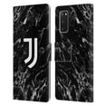 thumbnail image 1 of Head Case Designs Officially Licensed Juventus Football Club Marble Black Leather Book Wallet Case Cover Compatible with Samsung Galaxy S20 / S20 5G, 1 of 6