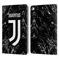 thumbnail image 1 of Head Case Designs Officially Licensed Juventus Football Club Marble Black Leather Book Wallet Case Cover Compatible with Apple iPad 9.7 2017 / iPad 9.7 2018, 1 of 6