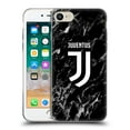 thumbnail image 1 of Head Case Designs Officially Licensed Juventus Football Club Marble Black Soft Gel Case Compatible with Apple iPhone 7 / 8 / SE 2020 & 2022, 1 of 7