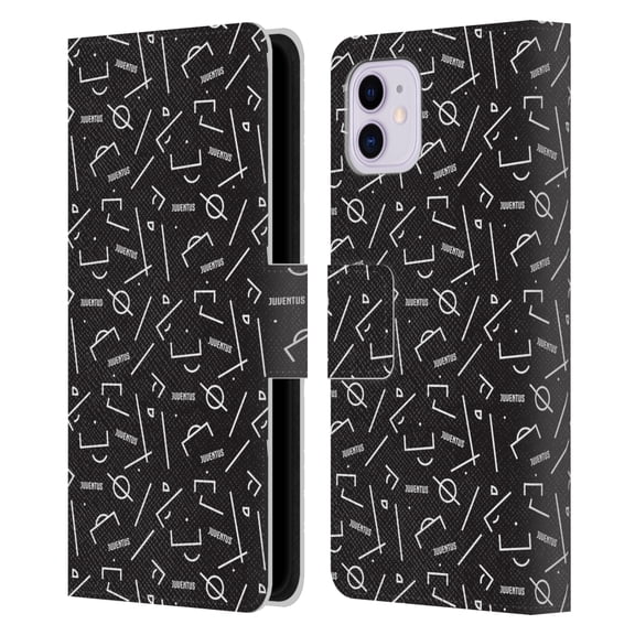 Head Case Designs Officially Licensed Juventus Football Club Patterns Dismantled Leather Book Wallet Case Cover Compatible With Apple iPhone 11