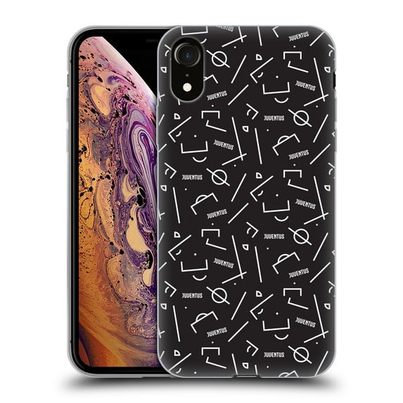 Head Case Designs Officially Licensed Juventus Football Club Patterns Dismantled Soft Gel Case Compatible With Apple iPhone XR