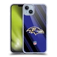 thumbnail image 1 of Head Case Designs NFL Baltimore Ravens Artwork Stripes Soft Gel Case for Apple iPhone 14 Plus, 1 of 7