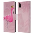 thumbnail image 1 of Head Case Designs Officially Licensed LebensArt Assorted Designs Flamingo King Leather Book Wallet Case Cover Compatible with Apple iPhone XR, 1 of 6