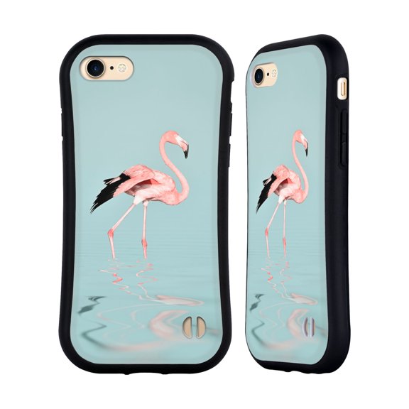 Head Case Designs Officially Licensed LebensArt Beings Flamingo Hybrid Case Compatible with Apple iPhone 7 / 8 / SE 2020 & 2022