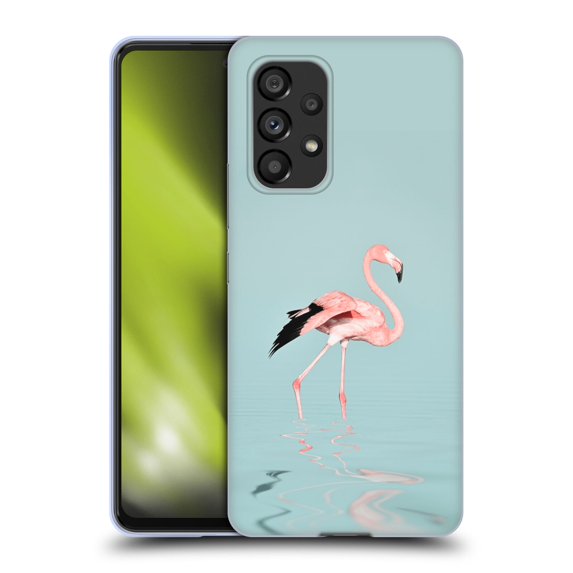 Head Case Designs Officially Licensed LebensArt Beings Flamingo Soft Gel Case Compatible with Samsung Galaxy A53 5G (2022)