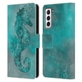 thumbnail image 1 of Head Case Designs Officially Licensed LebensArt Beings Seahorse Leather Book Wallet Case Cover Compatible with Samsung Galaxy S21 5G, 1 of 6
