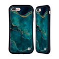 thumbnail image 1 of Head Case Designs Officially Licensed LebensArt Mineral Marble Glam Turquoise Hybrid Case Compatible with Apple iPhone 7 Plus / iPhone 8 Plus, 1 of 7