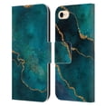 thumbnail image 1 of Head Case Designs Officially Licensed LebensArt Mineral Marble Glam Turquoise Leather Book Wallet Case Cover Compatible with Apple iPhone 7 / 8 / SE 2020 & 2022, 1 of 6