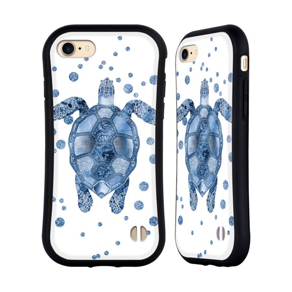 Head Case Designs Officially Licensed LebensArt Nature Turtle Hybrid Case Compatible with Apple iPhone 7 / 8 / SE 2020 & 2022
