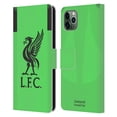 thumbnail image 1 of Head Case Designs Officially Licensed Liverpool Football Club 2019/20 Kit Away Goalkeeper Leather Book Wallet Case Cover Compatible with Apple iPhone 11 Pro Max, 1 of 6