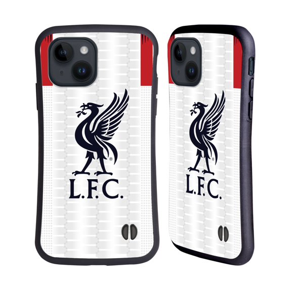 Head Case Designs Officially Licensed Liverpool Football Club 2019/20 Kit Away Hybrid Case Compatible with Apple iPhone 15
