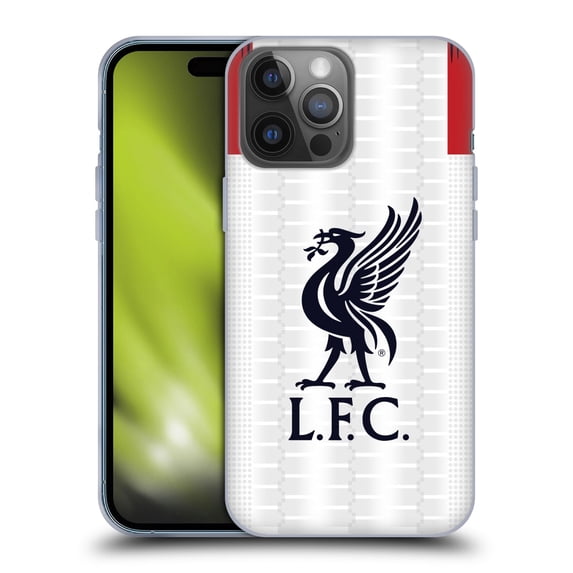 Head Case Designs Officially Licensed Liverpool Football Club 2019/20 Kit Away Soft Gel Case Compatible with Apple iPhone 14 Pro Max
